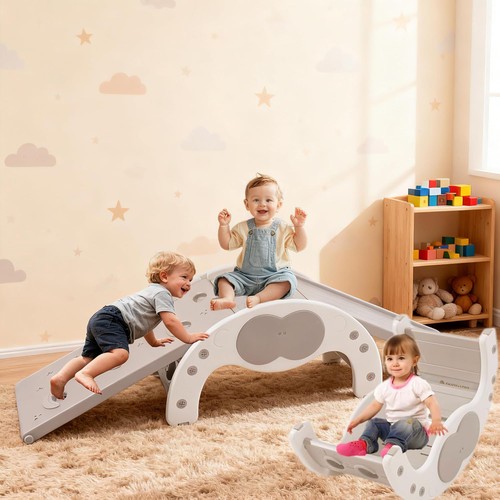 Toddler climbing frame - climbing, in