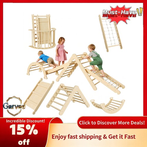 Wooden climbing toy - 8-in-1,