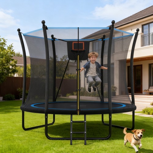 8ft trampoline with enclosure - 8ft,