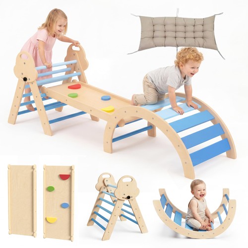 Wooden climbing set - 8-in-1,