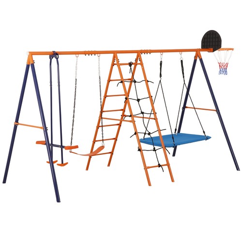 Kids metal swing set - metal,