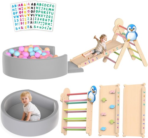 Pikler triangle climbing - climbing, set